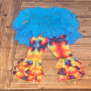 Tie Dye High Low Set